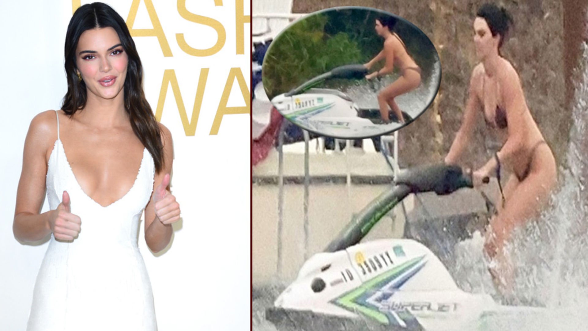 Jenner, jet ski’de şov yaptı Jenner, jet ski’de şov yaptı