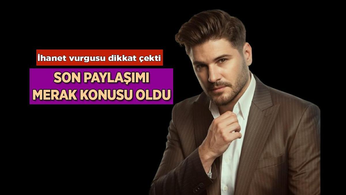 Tolgahan Sayışman Instagram’dan kime gönderme yaptı? Tolgahan Sayışman Instagram’dan kime gönderme yaptı?