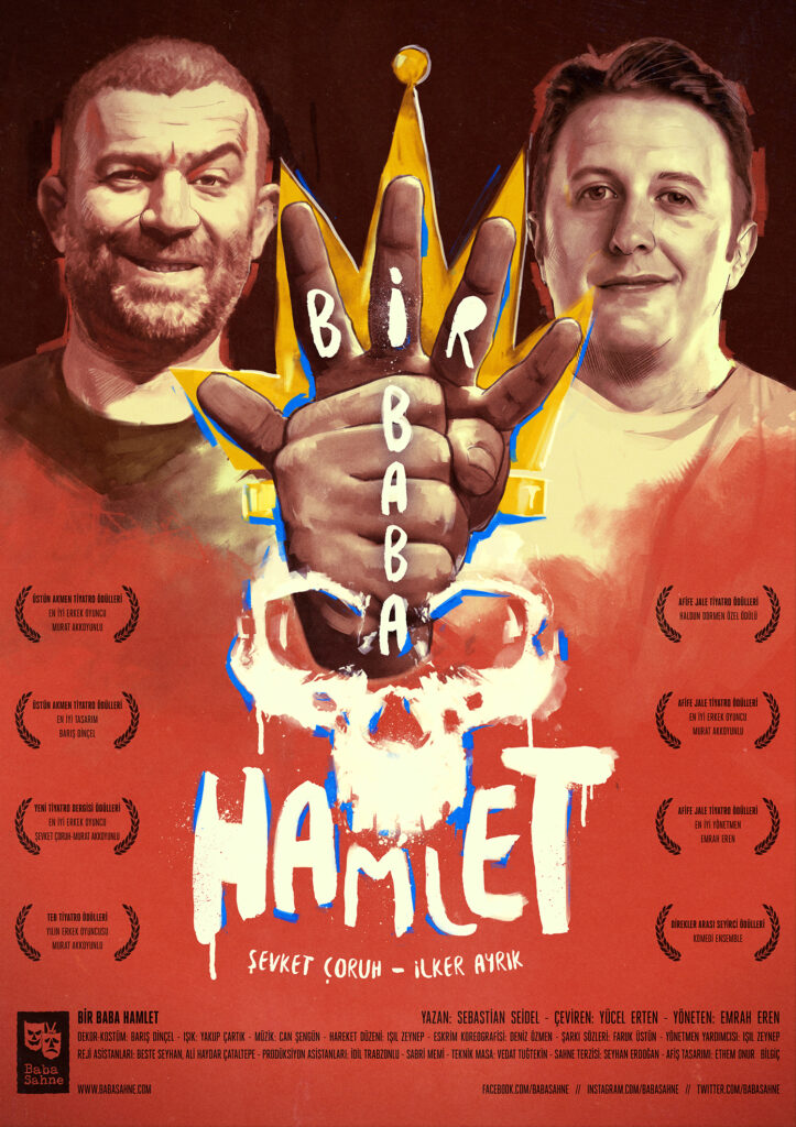 Şevket Çoruh ve İlker Ayrık’lı “Bir Baba Hamlet”, 600. Oyunu için 1 Ekim’de Harbiye Açıkhava’da! Şevket Çoruh ve İlker Ayrık’lı “Bir Baba Hamlet”, 600. Oyunu için 1 Ekim’de Harbiye Açıkhava’da!