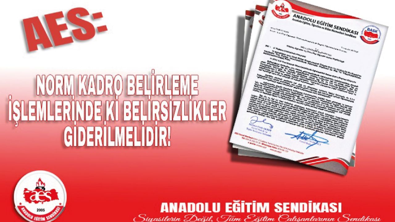 Norm Kadro Belirleme İşlemlerinde Ki Belirsizlikler Giderilmelidir! Norm Kadro Belirleme İşlemlerinde Ki Belirsizlikler Giderilmelidir!