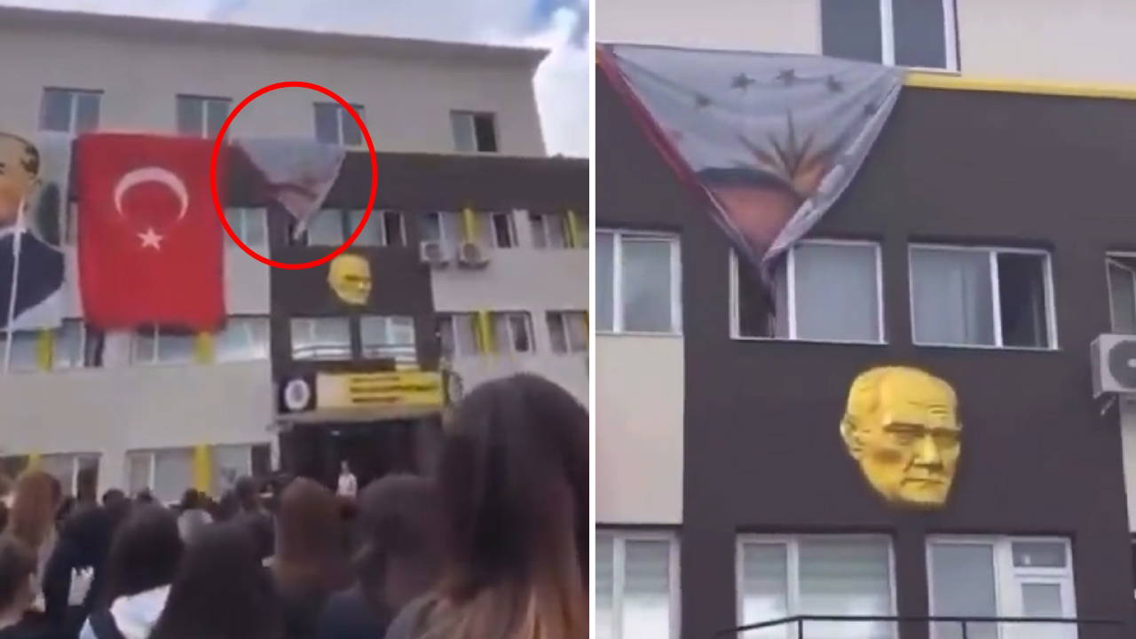 Antalya Bileydi Anadolu Lisesi öğrencilerinden ‘Erdoğan posteri’ tepkisi: Alkışlarla protesto ettiler! – Son Dakika Siyaset Haberleri