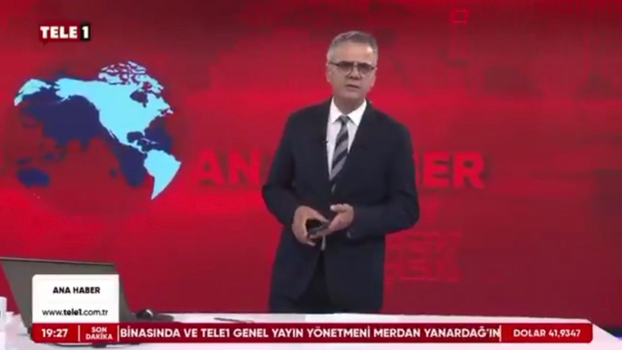 TMSF Kayyumu TELE 1 ana haber canlı yayınını kestirdi: Yalanlara teslim olmayın