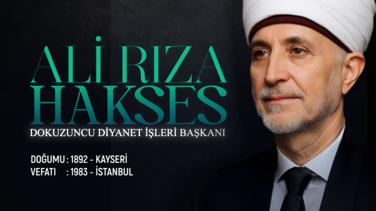 Dokuzuncu Diyanet İşleri Başkanı: Ali Rıza Hakses